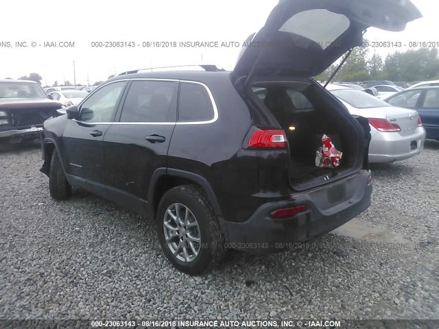 1C4PJMLBXJD614130 - 2018 JEEP CHEROKEE LATITUDE PLUS BLACK photo 3