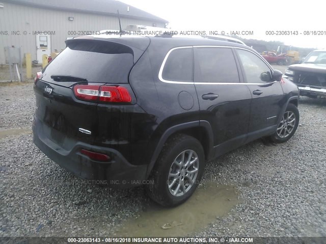 1C4PJMLBXJD614130 - 2018 JEEP CHEROKEE LATITUDE PLUS BLACK photo 4