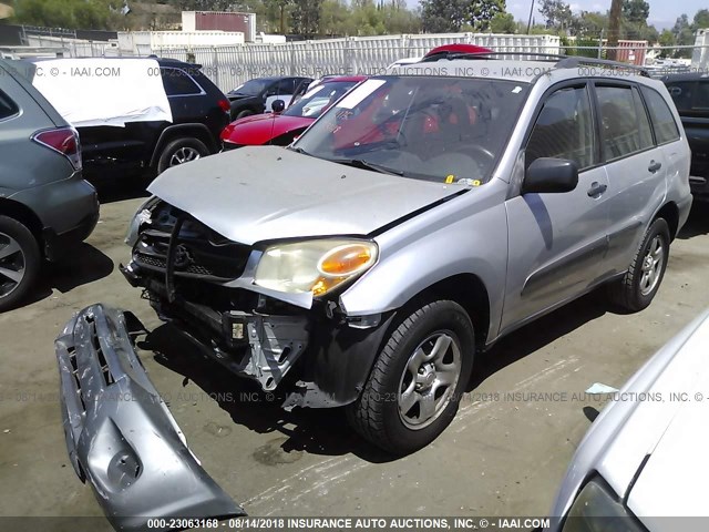 JTEGD20V840018371 - 2004 TOYOTA RAV4 SILVER photo 2