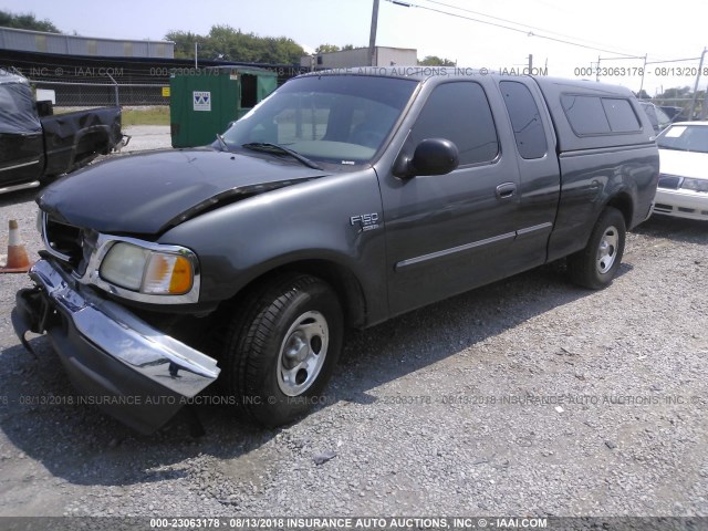 1FTRX17L23NB29213 - 2003 FORD F150 GRAY photo 2