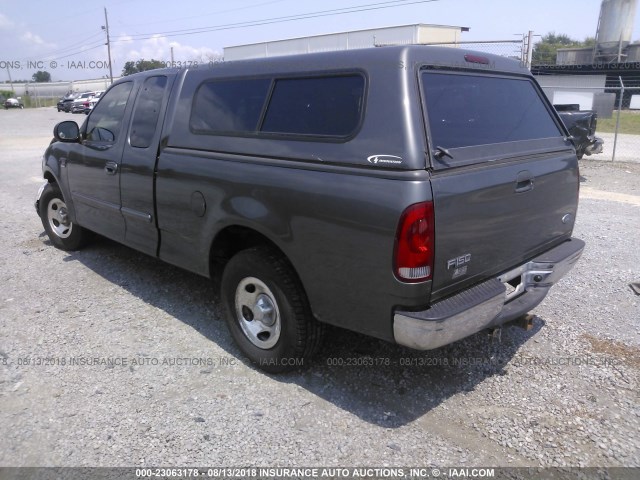 1FTRX17L23NB29213 - 2003 FORD F150 GRAY photo 3