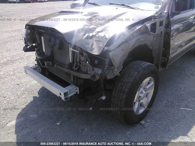 5TFLU4EN3CX037925 - 2012 TOYOTA TACOMA DOUBLE CAB GRAY photo 6