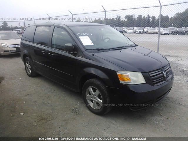 2D4RN4DE2AR138476 - 2010 DODGE GRAND CARAVAN SE BLACK photo 1