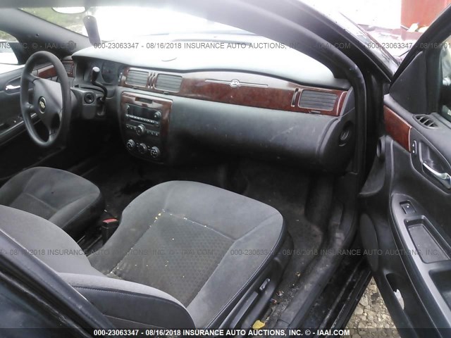 2G1WS551669274281 - 2006 CHEVROLET IMPALA POLICE BLACK photo 5