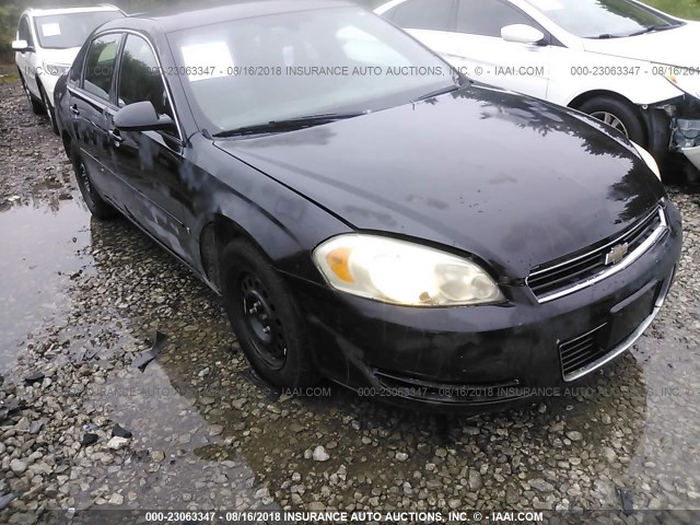 2G1WS551669274281 - 2006 CHEVROLET IMPALA POLICE BLACK photo 6