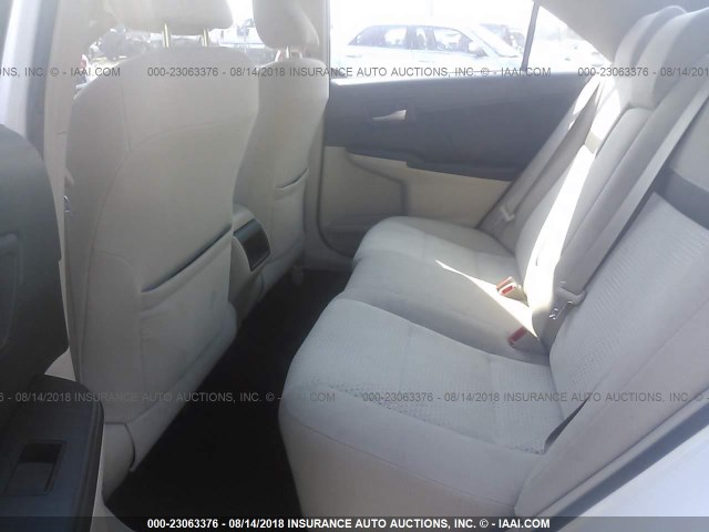 4T1BF1FK1DU719516 - 2013 TOYOTA CAMRY L/SE/LE/XLE 白色 照片 8