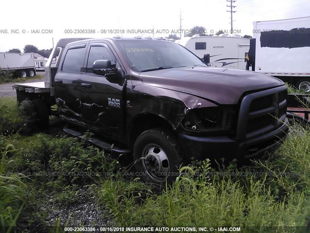 3C63RRGL0DG544143 - 2013 RAM 3500 4X4 CREWCAB ST BURGUNDY photo 1