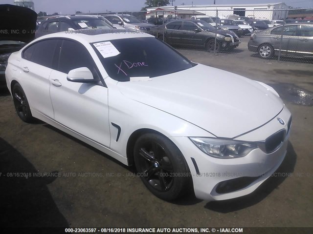 WBA4A5C58FD410806 - 2015 BMW 428 I/GRAN COUPE WHITE photo 1