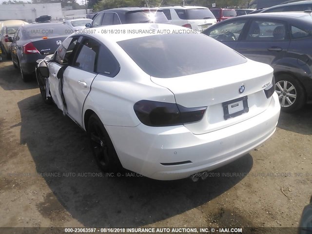 WBA4A5C58FD410806 - 2015 BMW 428 I/GRAN COUPE WHITE photo 3
