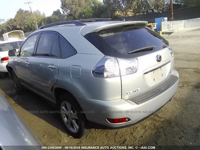 JTJGW31U682007273 - 2008 LEXUS RX 400H GREEN photo 3