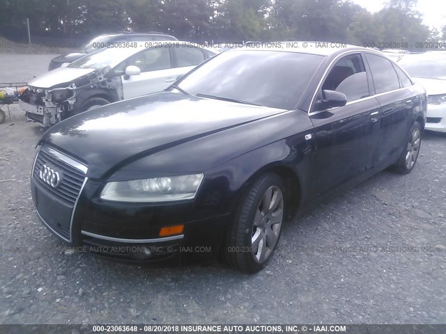 WAUDL74F56N067685 - 2006 AUDI A6 4.2 QUATTRO BLACK photo 2