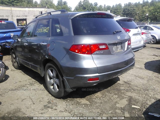 5J8TB18569A005774 - 2009 ACURA RDX TECHNOLOGY GRAY photo 3