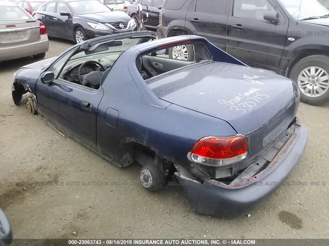 JHMEG1148SS003503 - 1995 HONDA CIVIC DEL SOL S Dark Blue photo 3
