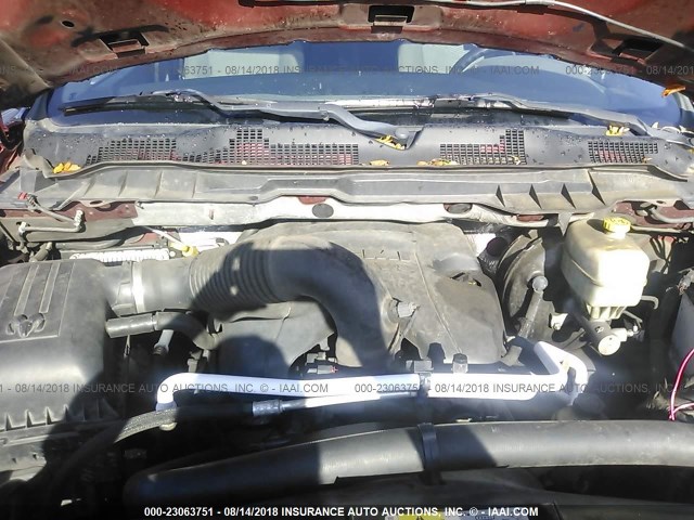 3C6TR5DT8EG195067 - 2014 RAM 2500 SLT RED photo 10