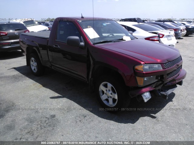 1GCCSCD99A8126006 - 2010 CHEVROLET COLORADO LT RED photo 1