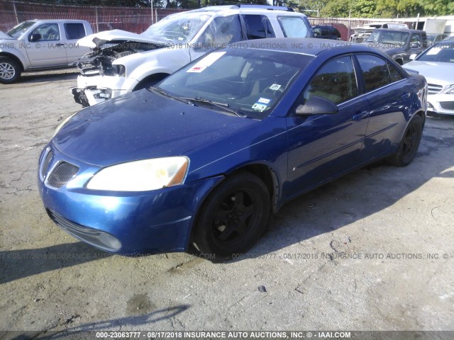 1G2ZG58B674223804 - 2007 PONTIAC G6 SE BLUE photo 2