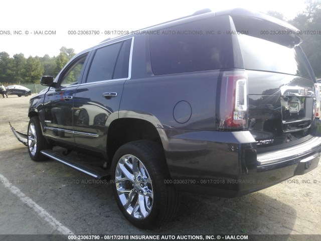 1GKS2CKJ3GR109329 - 2016 GMC YUKON DENALI GRAY photo 3