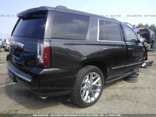 1GKS2CKJ3GR109329 - 2016 GMC YUKON DENALI GRAY photo 4