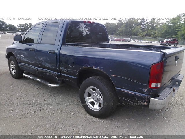 1D7HA18KX6J242329 - 2006 DODGE RAM 1500 ST BLUE photo 3