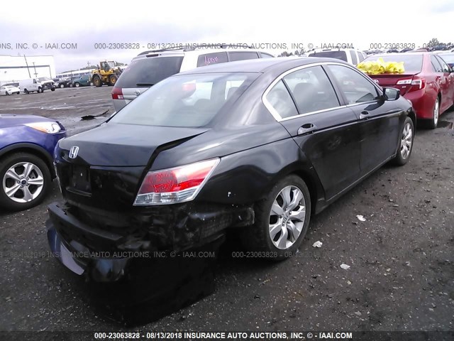 1HGCP26729A163508 - 2009 HONDA ACCORD EX 黑色 照片 4