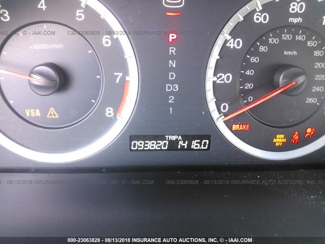 1HGCP26729A163508 - 2009 HONDA ACCORD EX 黑色 照片 7