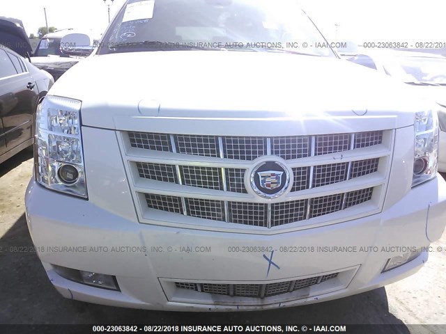 1GYS4JEF9ER229774 - 2014 CADILLAC ESCALADE ESV PREMIUM WHITE photo 6