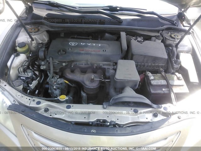 4T1BE46K19U818090 - 2009 TOYOTA CAMRY SE/LE/XLE TAN photo 10