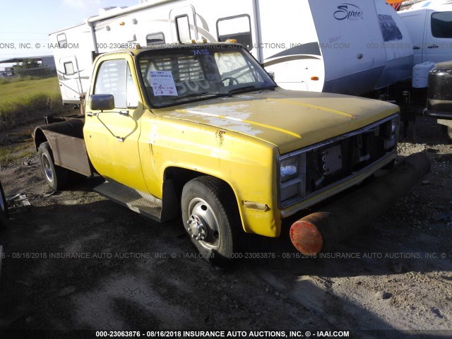 1GBHC34M1FV200880 - 1985 CHEVROLET C30 YELLOW photo 1