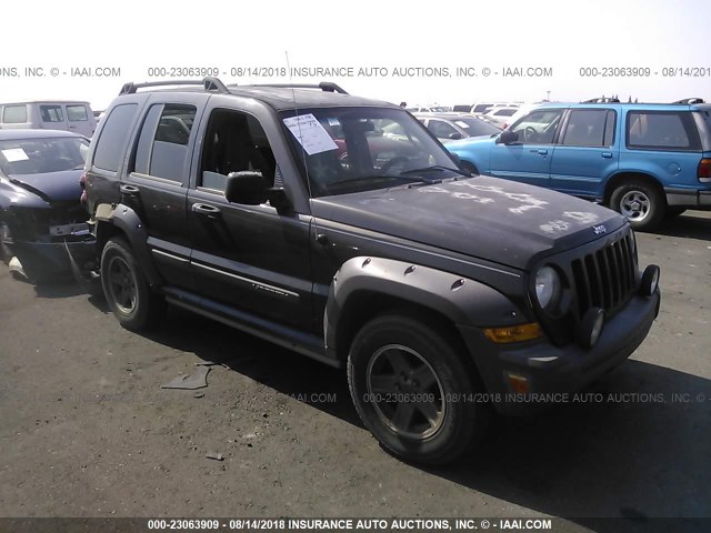 1J4GL38K96W209122 - 2006 JEEP LIBERTY RENEGADE GRAY photo 1