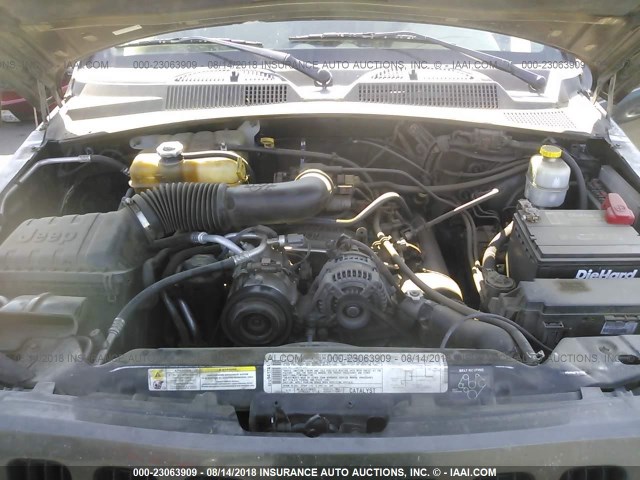 1J4GL38K96W209122 - 2006 JEEP LIBERTY RENEGADE GRAY photo 10