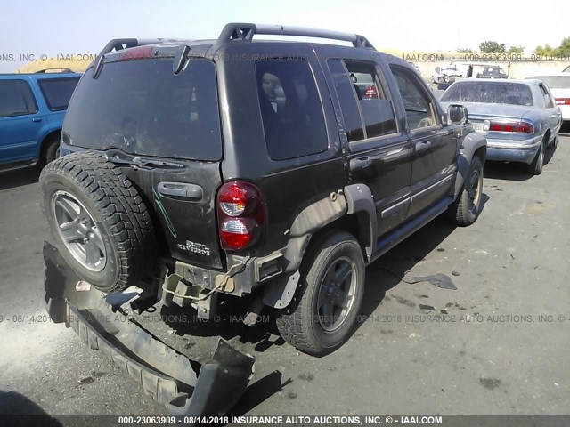 1J4GL38K96W209122 - 2006 JEEP LIBERTY RENEGADE GRAY photo 4