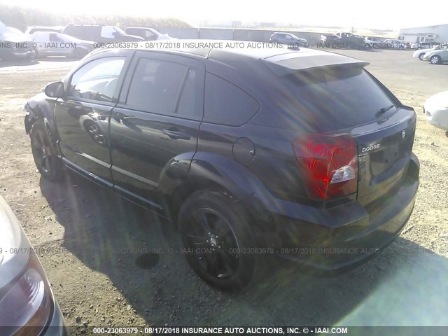 1B3CB3HA0BD128774 - 2011 DODGE CALIBER MAINSTREET BLACK photo 3