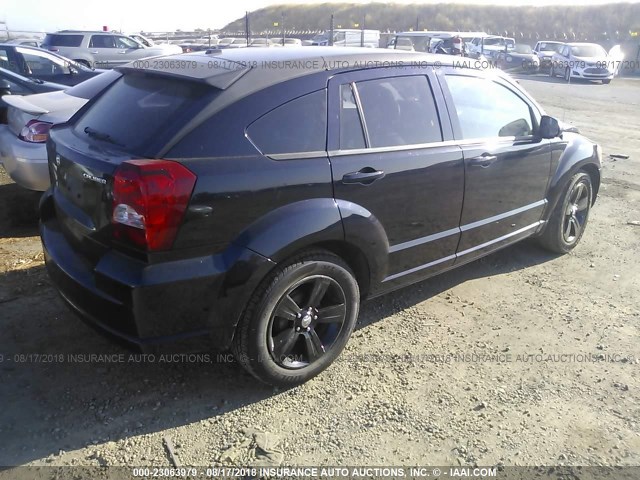 1B3CB3HA0BD128774 - 2011 DODGE CALIBER MAINSTREET BLACK photo 4