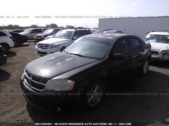 1B3CC5FBXAN139567 - 2010 DODGE AVENGER R/T BLACK photo 2