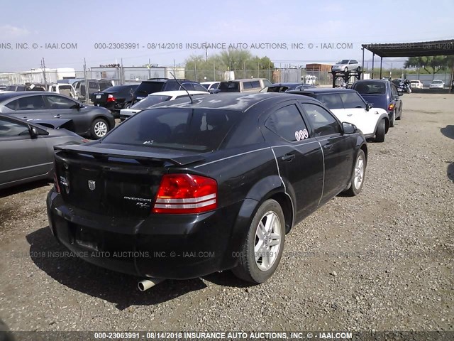 1B3CC5FBXAN139567 - 2010 DODGE AVENGER R/T BLACK photo 4