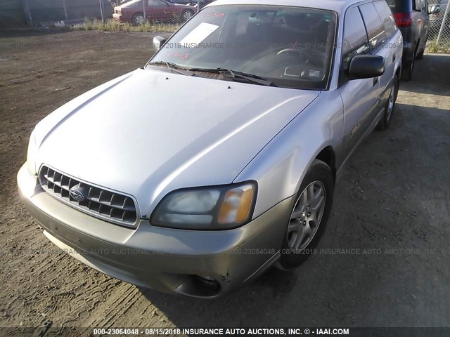 4S3BH675137621281 - 2003 SUBARU LEGACY OUTBACK AWP SILVER photo 6