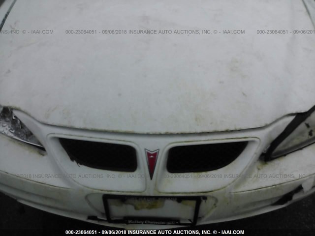 1G2NF52EX4M701786 - 2004 PONTIAC GRAND AM SE1 WHITE photo 10