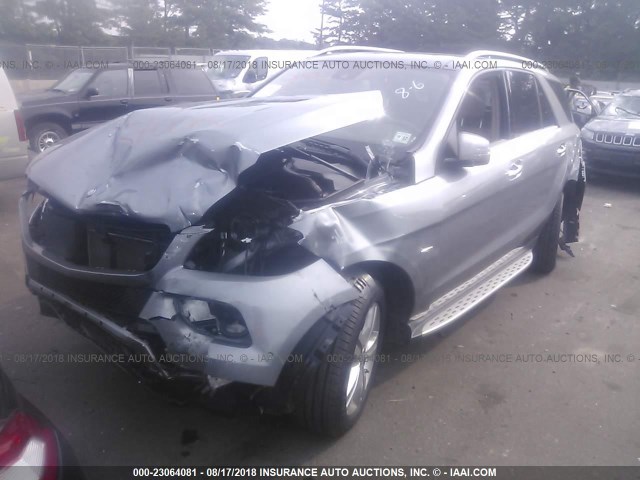 4JGDA5HB6CA019826 - 2012 MERCEDES-BENZ ML 350 4MATIC GRAY photo 6