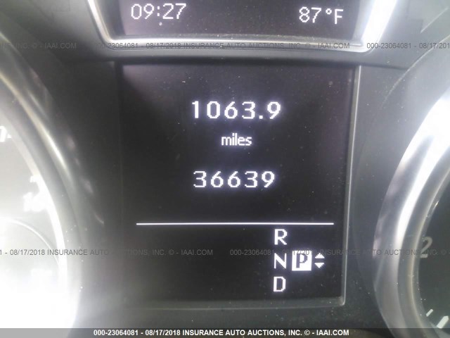 4JGDA5HB6CA019826 - 2012 MERCEDES-BENZ ML 350 4MATIC GRAY photo 7