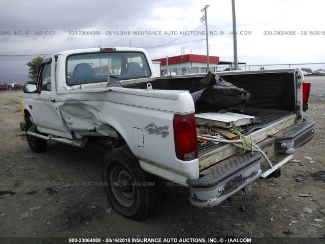 1FTHF26H0TEA85701 - 1996 FORD F250 WHITE photo 3