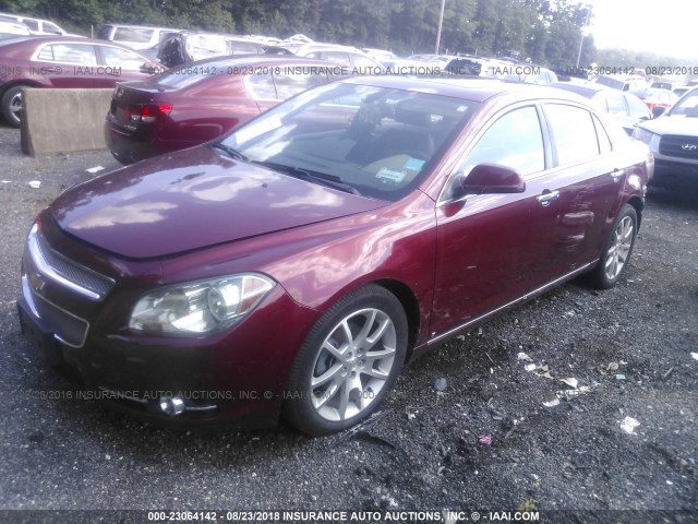 1G1ZK57729F197824 - 2009 CHEVROLET MALIBU LTZ 红色 照片 2