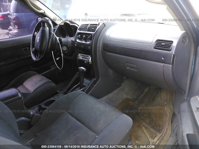 1N6ED27T12C394905 - 2002 NISSAN FRONTIER CREW CAB XE/CREW CAB SE BLUE photo 5