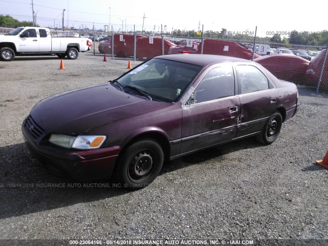 4T1BG22K8VU047836 - 1997 TOYOTA CAMRY CE/LE/XLE MAROON photo 2