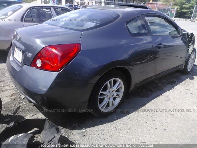 1N4BL24E78C103532 - 2008 NISSAN ALTIMA 3.5SE Navy photo 4