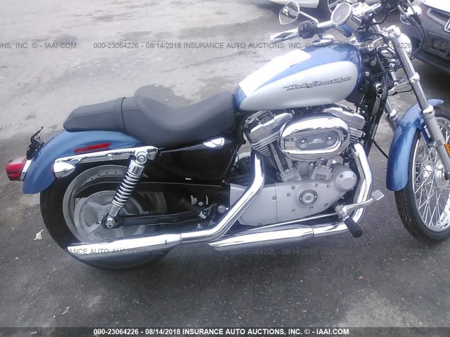 1HD4CJM116K410836 - 2006 HARLEY-DAVIDSON XL883 C BLUE photo 8