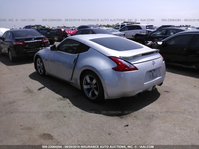 JN1AZ44E09M407865 - 2009 NISSAN 370Z SILVER photo 3