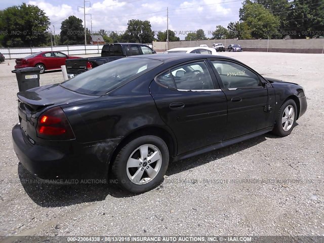 2G2WP552061119942 - 2006 PONTIAC GRAND PRIX BLACK photo 4