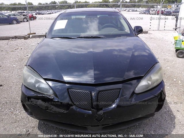 2G2WP552061119942 - 2006 PONTIAC GRAND PRIX შავი ფოტო 6