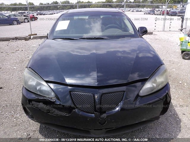 2G2WP552061119942 - 2006 PONTIAC GRAND PRIX BLACK photo 6