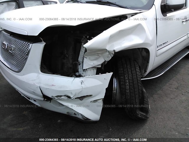 1GKFK63867J255849 - 2007 GMC YUKON DENALI WHITE photo 6